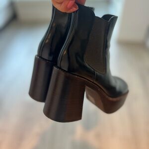 Jeffrey Campbell Black Ankle Boots